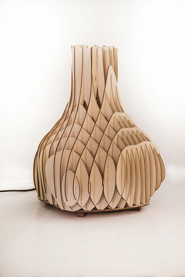 Sweet Curves Light - an amorphic-shaped table/floor lamp