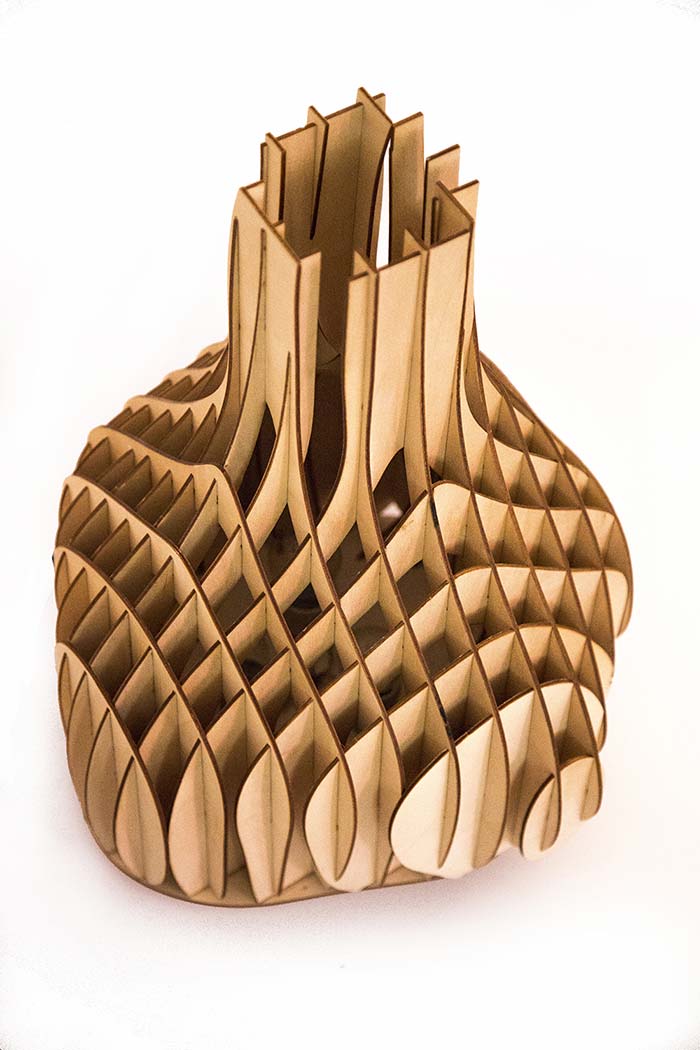 Sweet Curves Light - an amorphic-shaped table/floor lamp