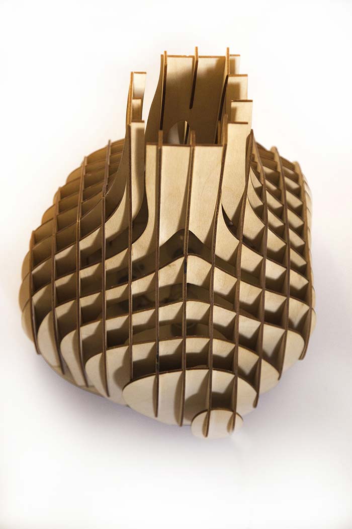 Sweet Curves Light - an amorphic-shaped table/floor lamp