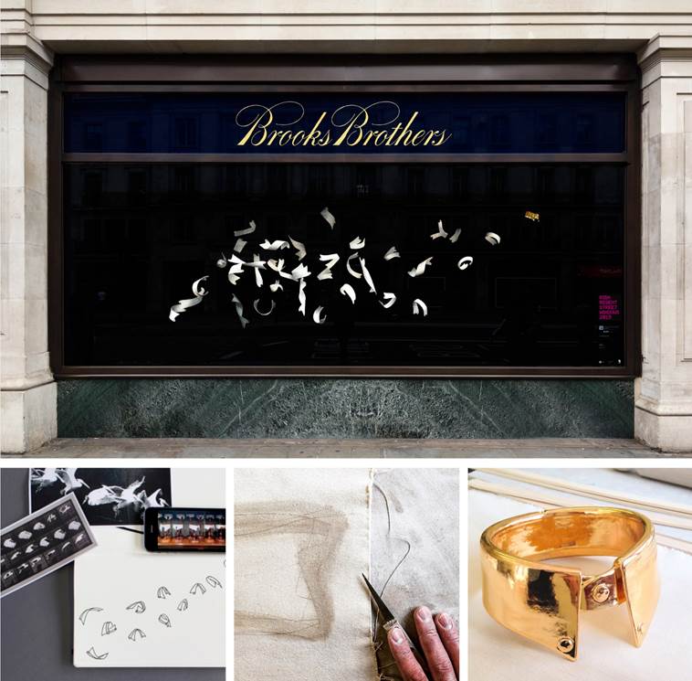 Conran and Partners have collaborated with Brooks Brothers in this year’s RIBA Regent Street Window Project