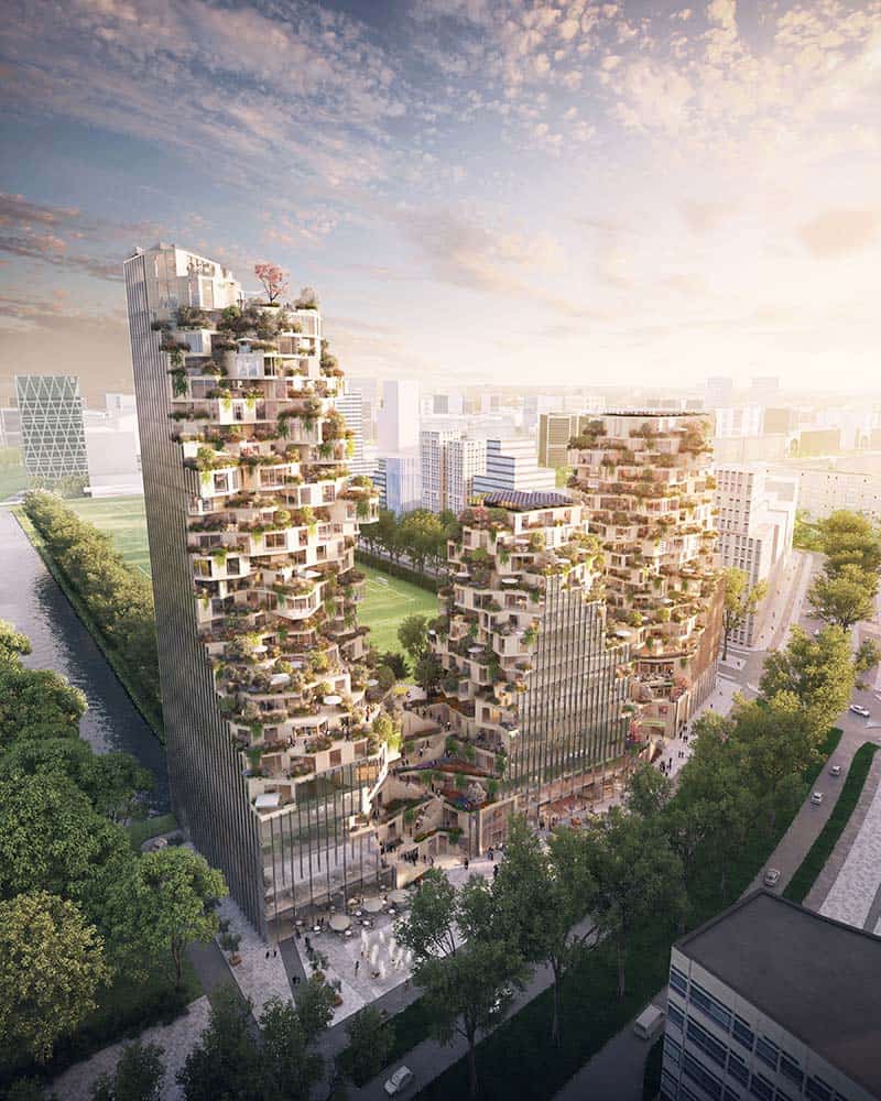 MVRDV and OVG win competition in Zuidas Business District, Amsterdam