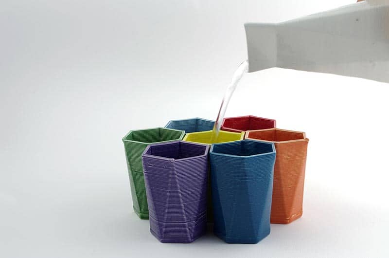 The 3D printed ceramic collection by Andrea Reggiani and Davide Tuberga