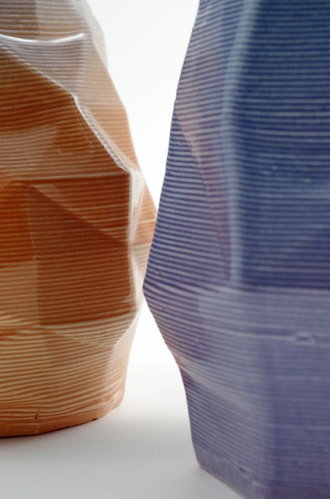 The 3D printed ceramic collection by Andrea Reggiani and Davide Tuberga