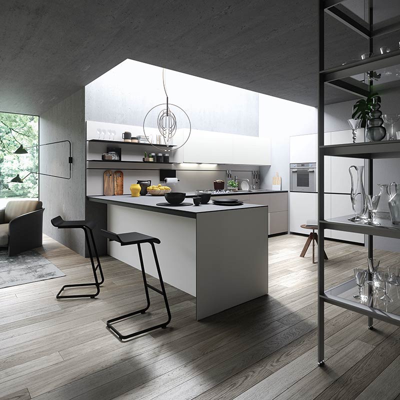 Forma Mentis is a new modular kitchen system by Valcucine