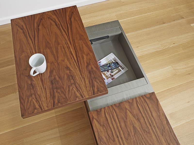 Think Fabricate's Kinetic Collection provides a great solution for clutter-free, flexible settings