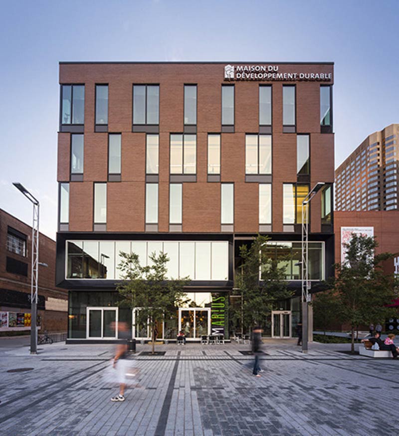 Menkès Shooner Dagenais Letourneux Architectes wins the Award of Excellence at the 2016 Durabilys Gala