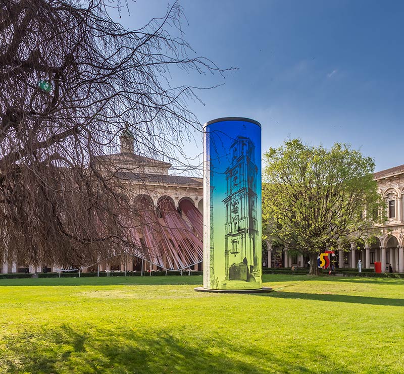 Towers installation by Sergei Tchoban in Milan
