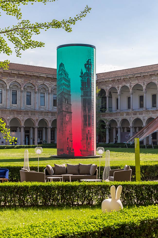 Towers installation by Sergei Tchoban in Milan