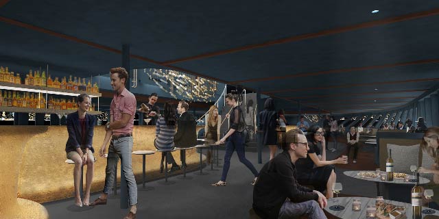 Andrew Franz Architect announces design of Fish Bar at North River Landing on Pier 81 in Manhattan 