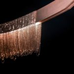 Larose Guyon's new lighting fixtures collection and Les Ateliers Guyon's new hanging chair