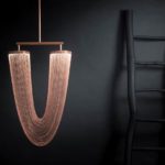 Larose Guyon's new lighting fixtures collection and Les Ateliers Guyon's new hanging chair