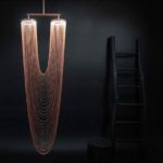 Larose Guyon's new lighting fixtures collection and Les Ateliers Guyon's new hanging chair
