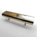 "Water Block" - Golden brass by Tokujin Yoshioka