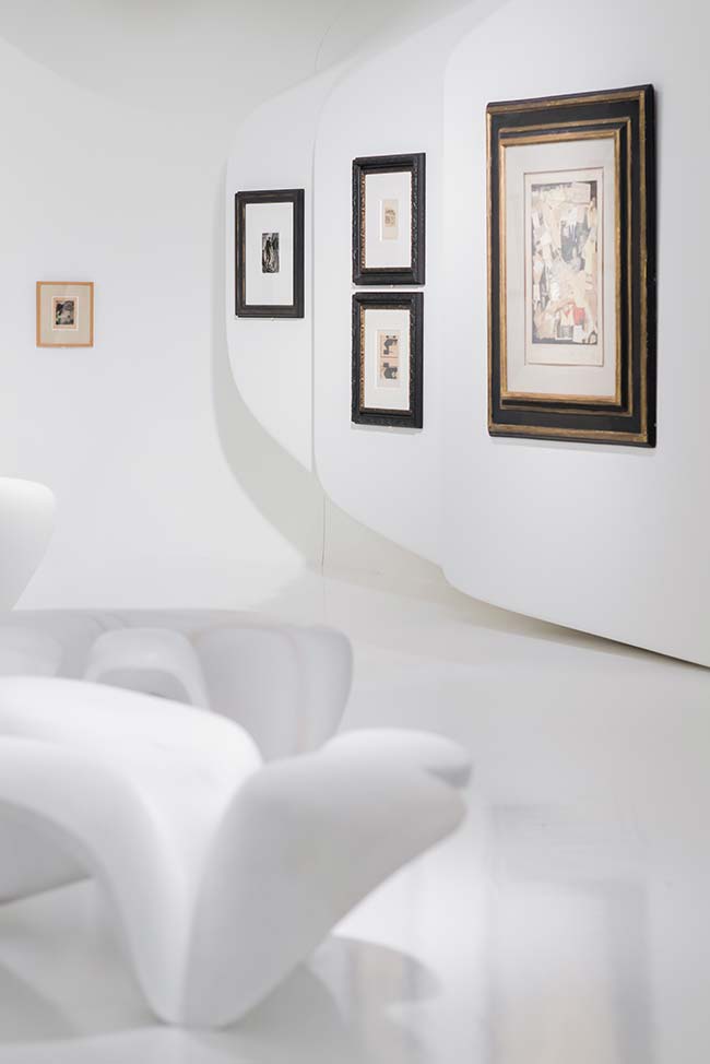 Kurt Schwitters: Merz, exhibition designed by Zaha Hadid