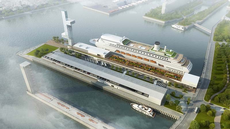 Iberville International Maritime Terminal and Alexandra Pier design revealed