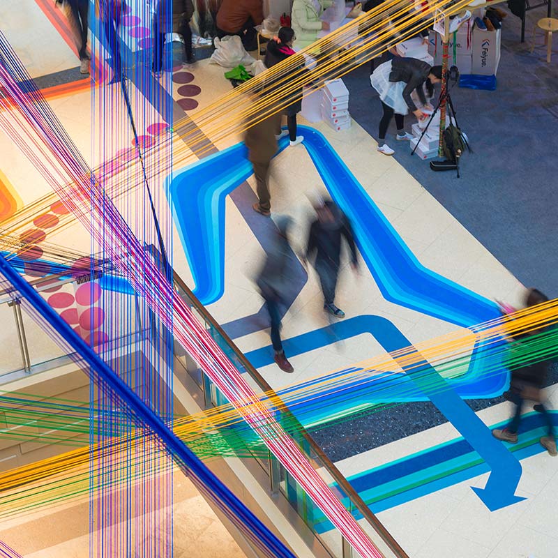 Fun Finder an interactive installation by 100architects