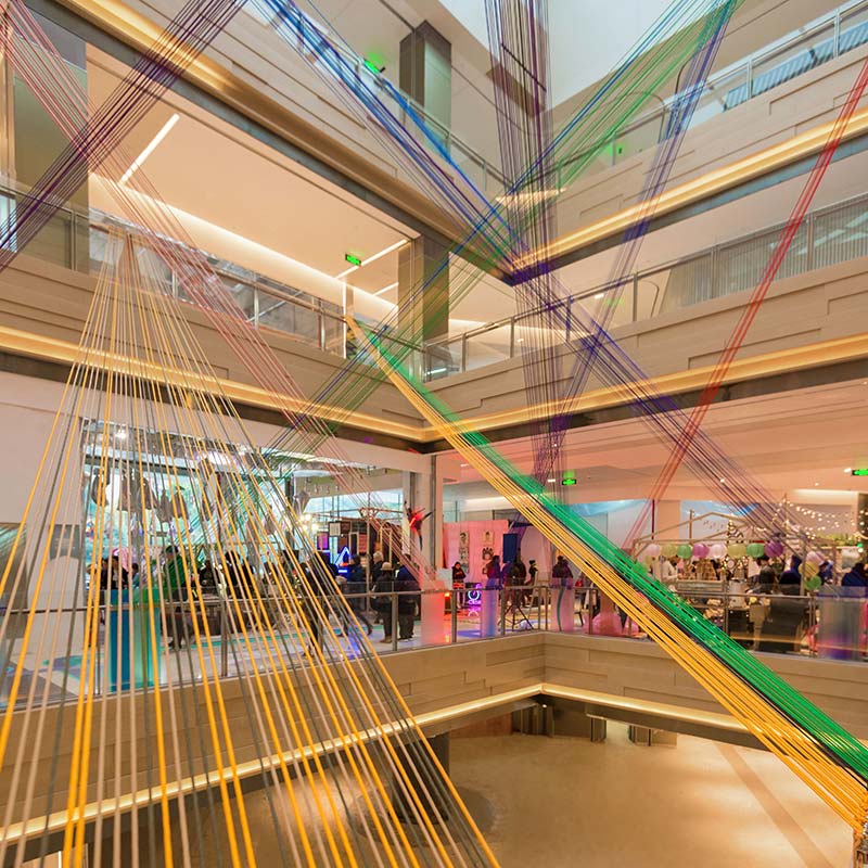 Fun Finder an interactive installation by 100architects