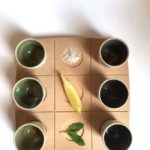 WOODY Tic Tac Toe - Drinking set by ROKdesign + AG Cerámica