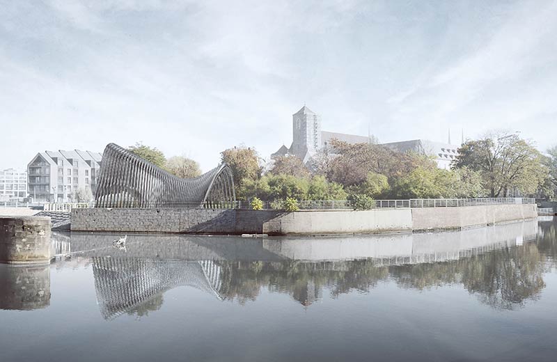 NAWA - a sculpture designed by Oskar Zięta