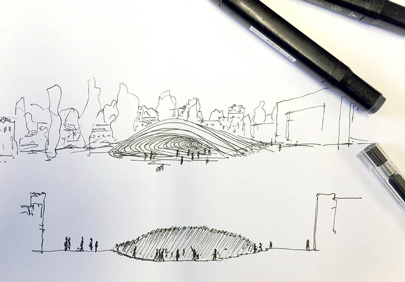 NAWA - a sculpture designed by Oskar Zięta