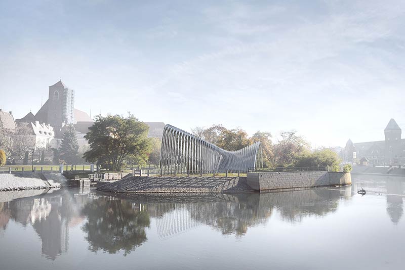 NAWA - a sculpture designed by Oskar Zięta