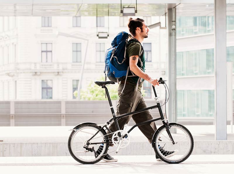 The World’s First Self-Charging Electric Folding Bike