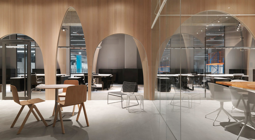 H&M Taiwan office - Courtyard by J.C. Architecture