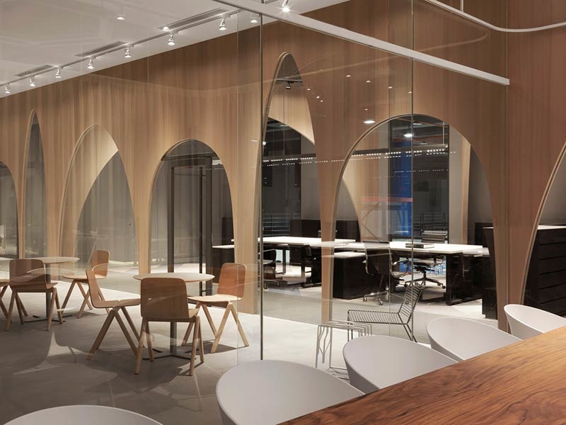 H&M Taiwan office - Courtyard by J.C. Architecture