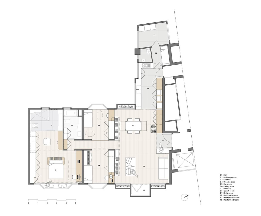 Disappearing Corridor by Bean Buro