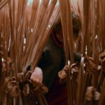 "Skin", an inhabitable sculpture, constructed using 1800 pairs of tights