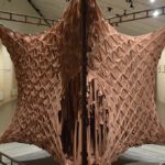"Skin", an inhabitable sculpture, constructed using 1800 pairs of tights