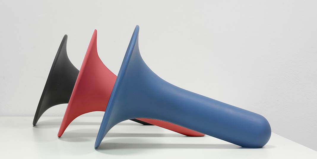 Newblack presents Luciano, the ceramic bluetooth speaker designed by Paolo Cappello