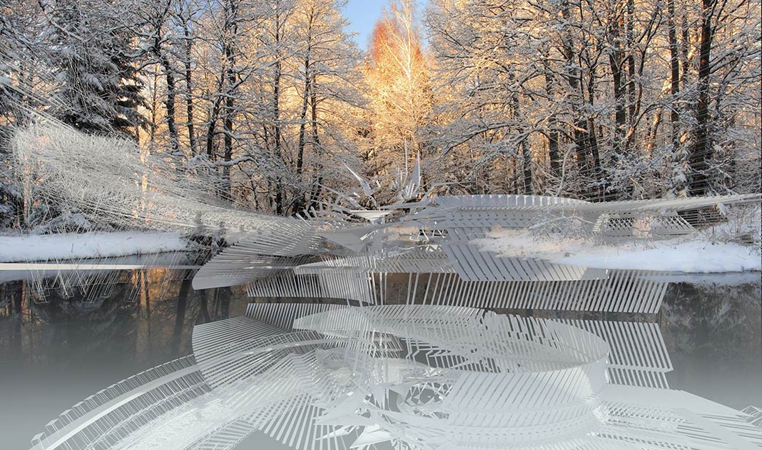 Photovoltaic Ice Skating Rink by Margot Krasojević Architects