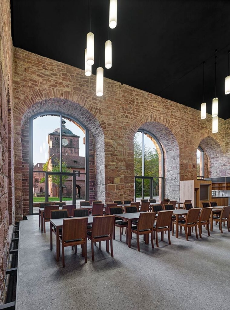 Max Dudler has transformed Heidelberg Castle’s historical Sattelkammer into a visitors’ restaurant
