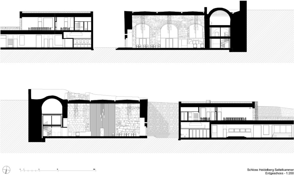 Max Dudler has transformed Heidelberg Castle’s historical Sattelkammer into a visitors’ restaurant