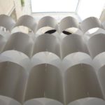 Paper Cloud, by Studio 3A, elaborates a space of illusion and delusion