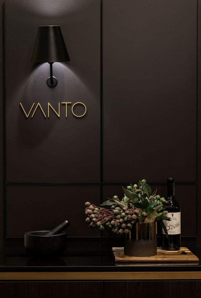 Vanto Restaurant is an exploration of texture and tone