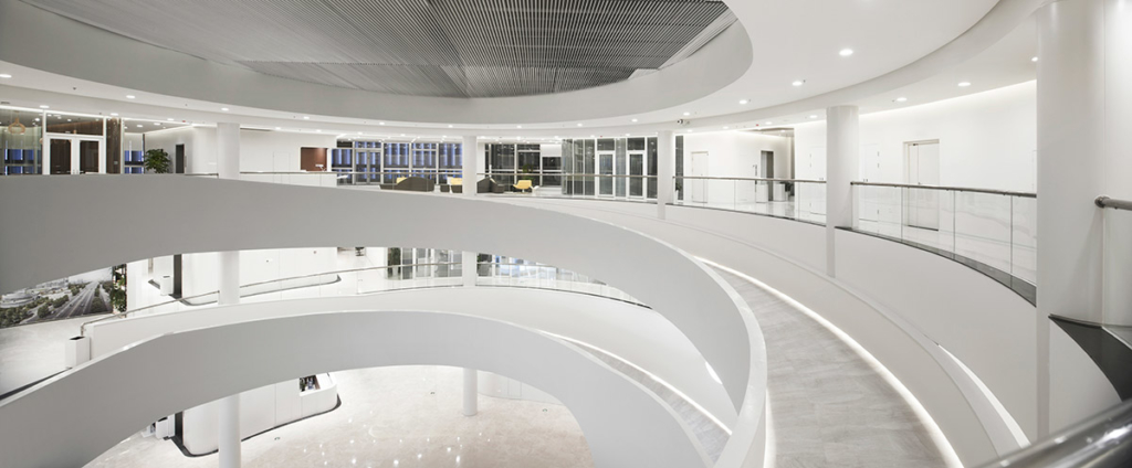 Exhibition Center of Zhengzhou Linkong Biopharmaceutical Park by WSP ARCHITECTS