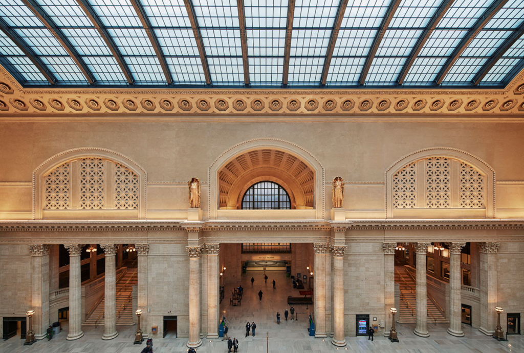 GoettSch Partners Completes restoration OF CHICAGO’s HISTORIC Union Station Great Hall