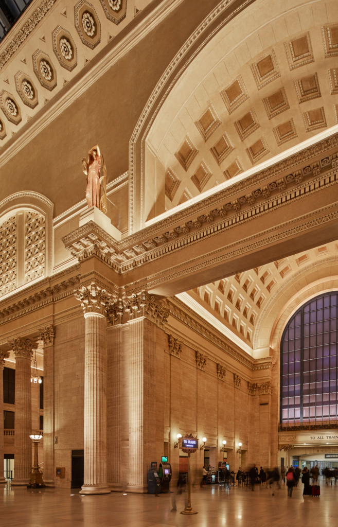 GoettSch Partners Completes restoration OF CHICAGO’s HISTORIC Union Station Great Hall