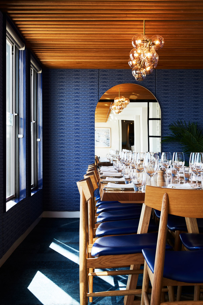 Private Dining Room / Sebastian Beach Bar & Grill by Ewert Leaf