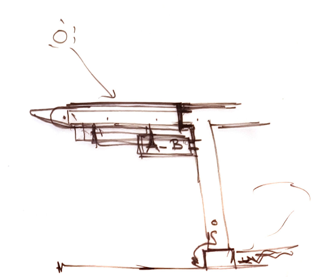 Sketch, Tilburg Bus Station, The Netherlands