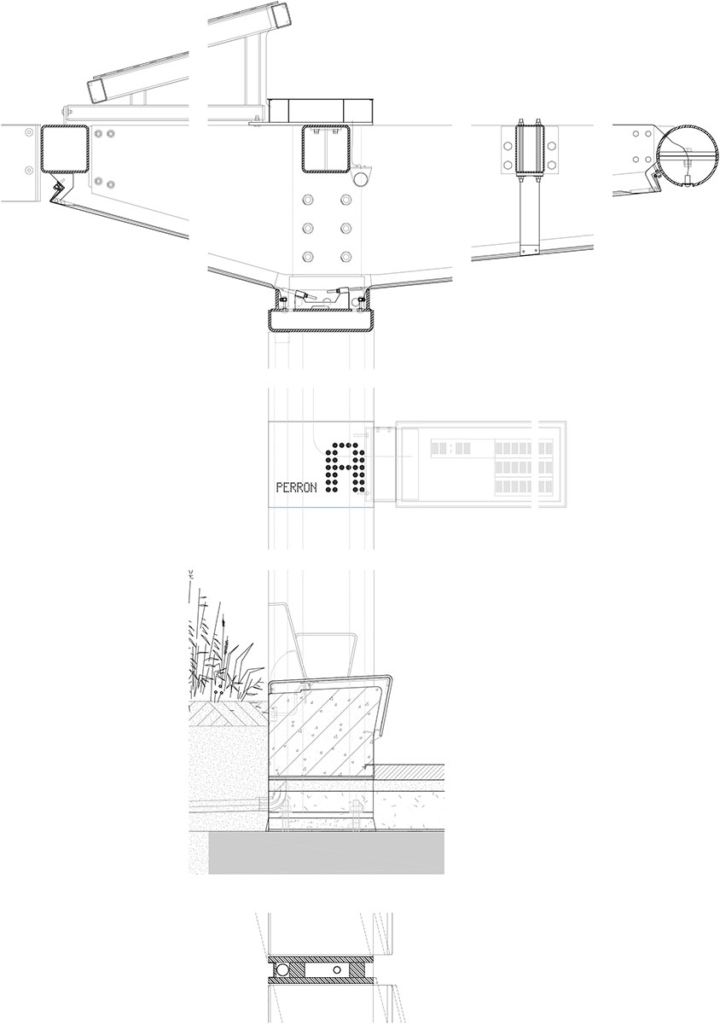 Detail, Tilburg Bus Station, The Netherlands
