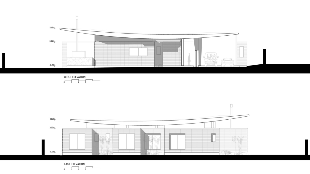 Elevations / odD House 1.0 in Ecuador by odD+ Architects