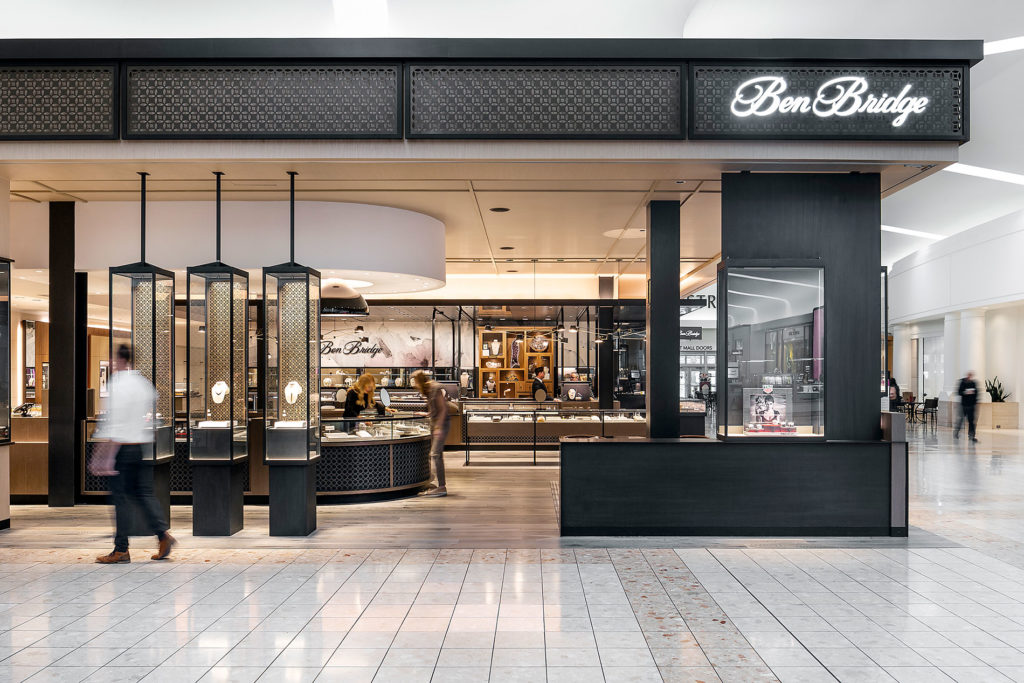 Elevation view into store - Ben Bridge Jewelers, Seattle