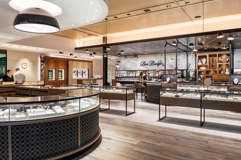 View inside store - Ben Bridge Jewelers, Seattle