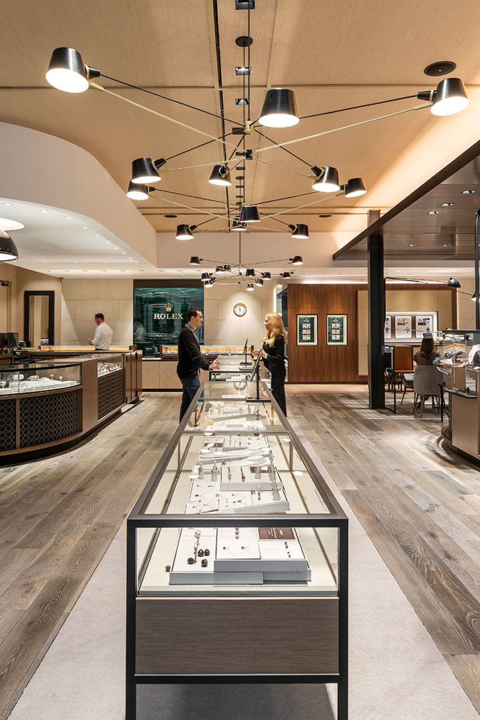 View into store - Ben Bridge Jewelers, Seattle