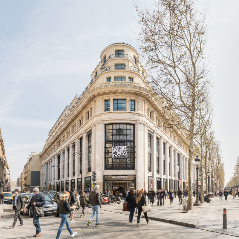 Elevation - Galeries LaFayette Flagship on Champs-Elysees by BIG