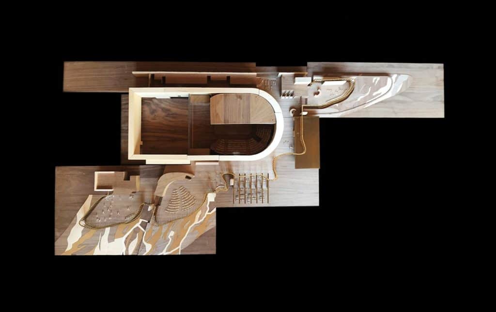 Physical Model, Topping-Off Ceremony at the Tom Patterson Theatre for the Stratford Festival