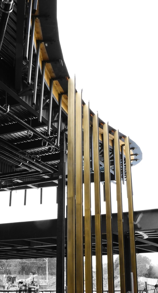 Bronze Veil Detail, Topping-Off Ceremony at the Tom Patterson Theatre for the Stratford Festival